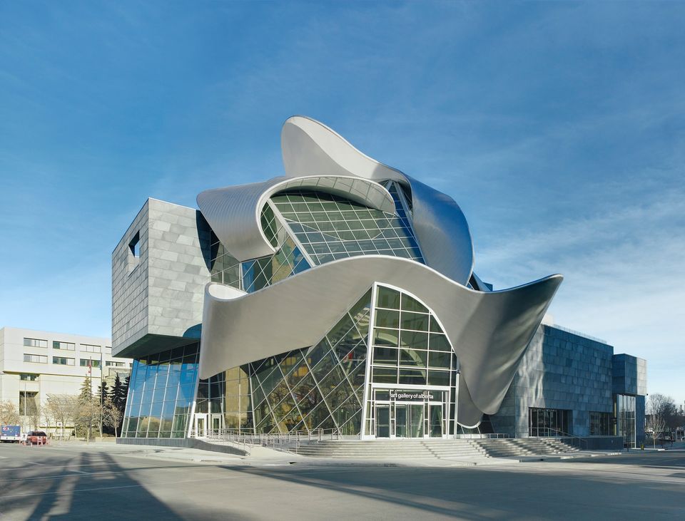The outside of the Art Gallery of Alberta.